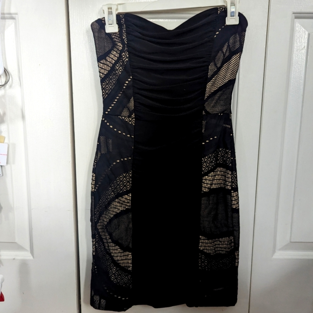 Mystic strapless mini dress